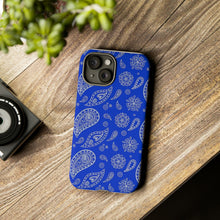 Load image into Gallery viewer, Blue Paisley Tough Cases
