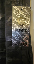 Load image into Gallery viewer, Encrypted Black Camo Joggers
