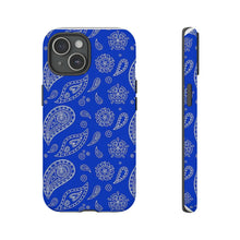 Load image into Gallery viewer, Blue Paisley Tough Cases
