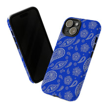 Load image into Gallery viewer, Blue Paisley Tough Cases
