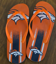Load image into Gallery viewer, Denver Bronco Flip Flops
