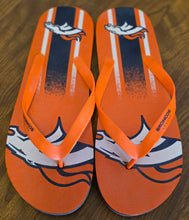 Load image into Gallery viewer, Denver Bronco Flip Flops
