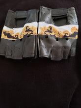Load image into Gallery viewer, Custom Vers Inspired Leather Half Finger Gloves
