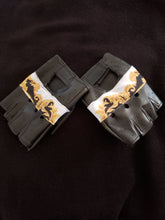 Load image into Gallery viewer, Custom Vers Inspired Leather Half Finger Gloves
